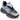 Elevator shoes height increase CALTO - S3862 - 2.6 Inches Taller (Grey/Blue) - Chunky Sole Sporty Sneakers
