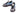 Elevator shoes height increase CALTO - S3862 - 2.6 Inches Taller (Grey/Blue) - Chunky Sole Sporty Sneakers