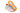 Elevator shoes height increase CALTO - X2694 - 2.8 Inches Taller (Light Grey/Orange) - Lightweight Sporty Sneakers