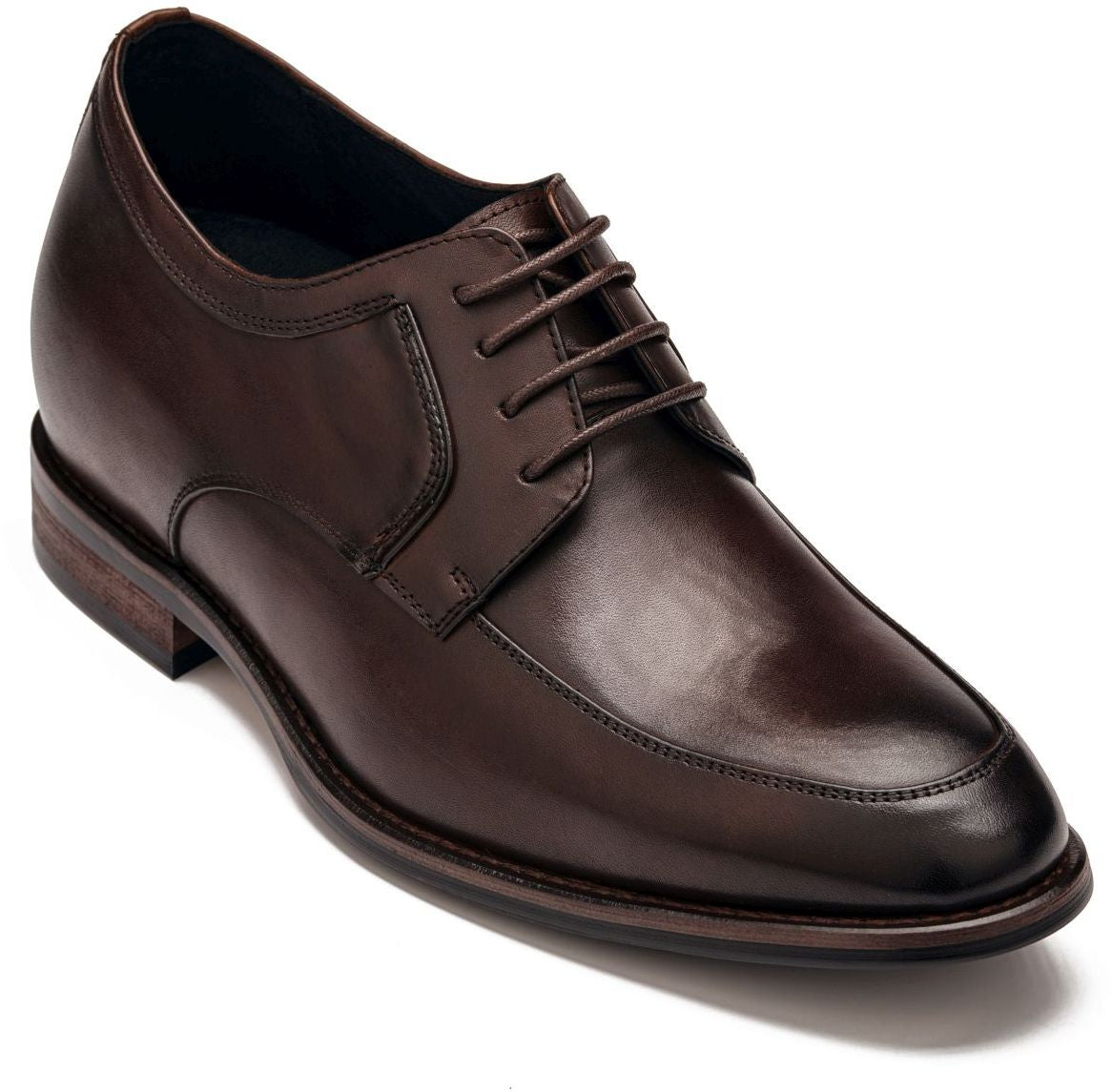 CALTO - Y7426 - 2.8 Inches Taller (Chocolate Brown) - Dress Oxford CALTO - Y7426 - 2.8 Inches Taller (Chocolate Brown) - Dress Oxford