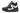 Elevator shoes height increase CALTO - S22772 - 4 Inches Taller (Black/White) - Hiking Style Boots