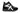 Elevator shoes height increase CALTO - S22783 - 3.6 Inches Taller (Black/White) - Hiking Style Boots