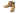 Elevator shoes height increase CALTO - K33091 - 2.9 Inches Taller (Khaki Brown) - Suede Chelsea Boot
