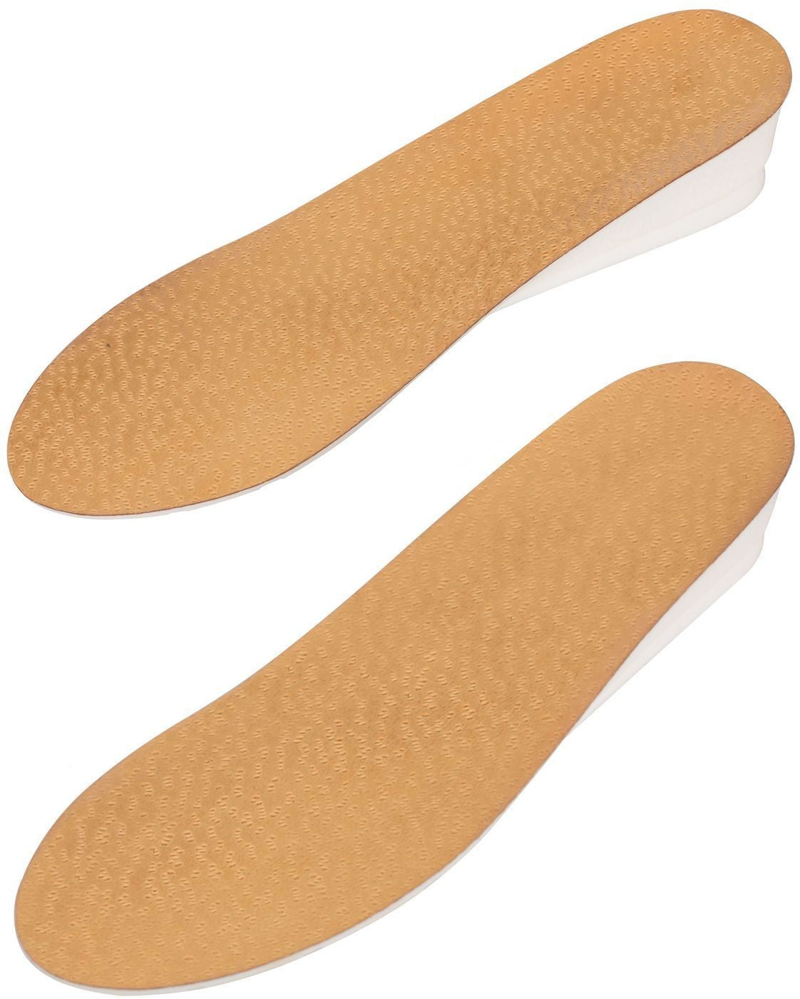 Sheepskin Leather Adjustable Height Increase Elevator Insoles Adjust