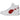 Elevator shoes height increase CALTO - H71902 - 3.8 Inches Taller (White/Red)