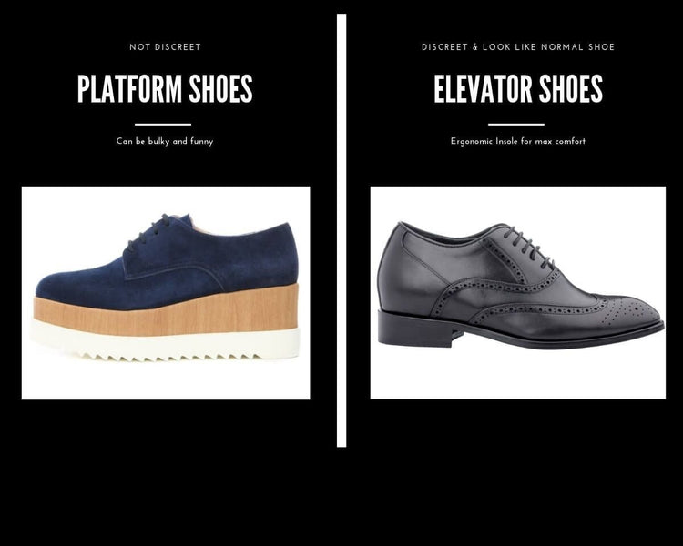 Platform Shoes vs. Elevator Shoes - pros and cons – Tallmenshoes.com