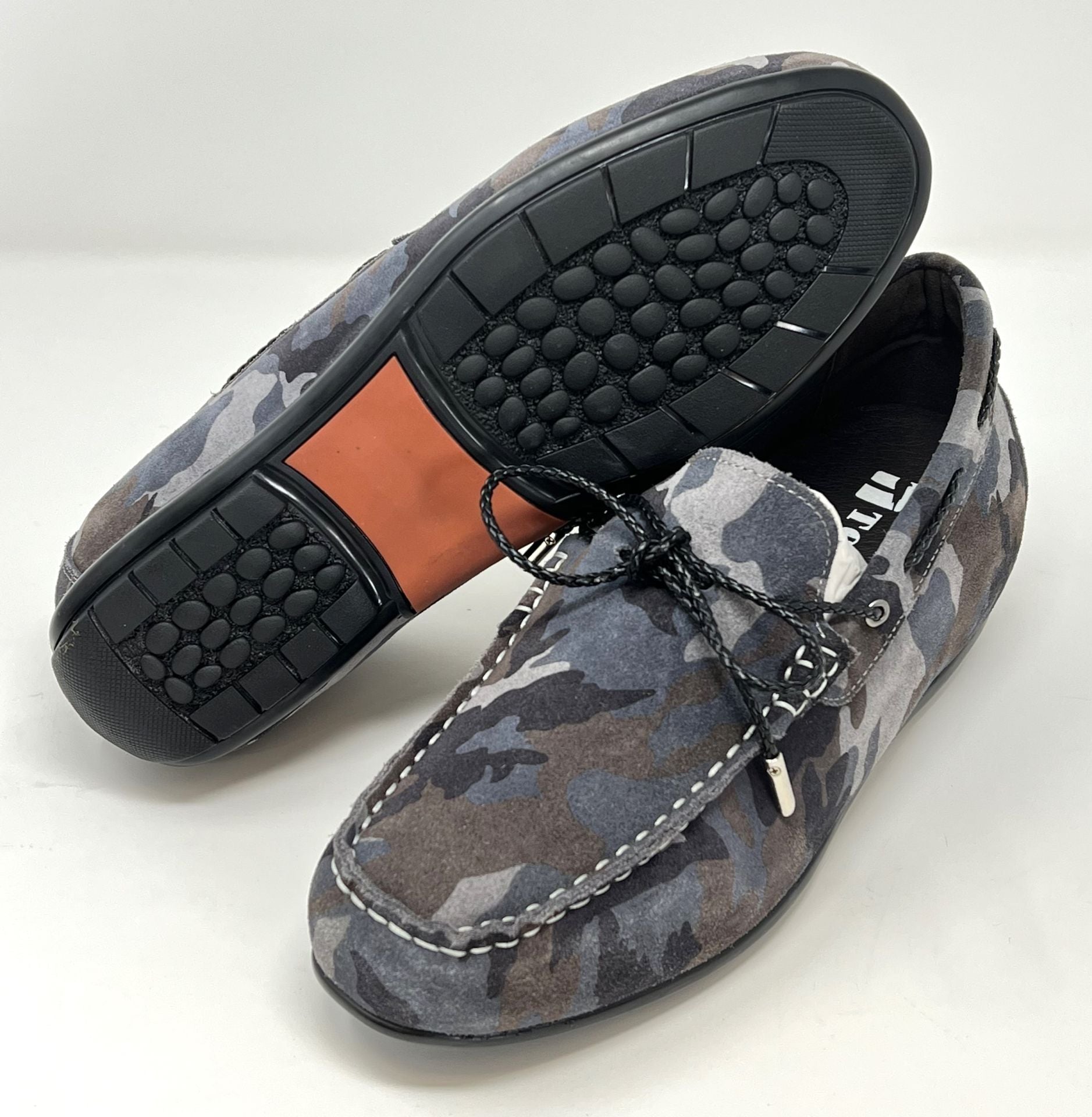 Elevator shoes height increase FSC0103 - 2.4 Inches Taller (Camo Grey) - Size 7.5 Only