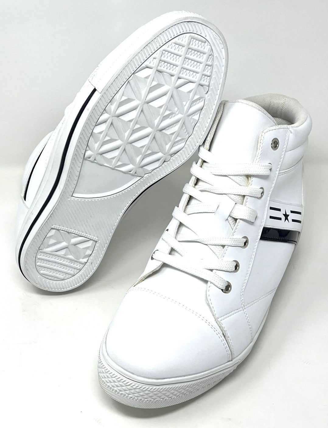 FSC0105 - 3 Inches Taller (White) - Size 9 Only