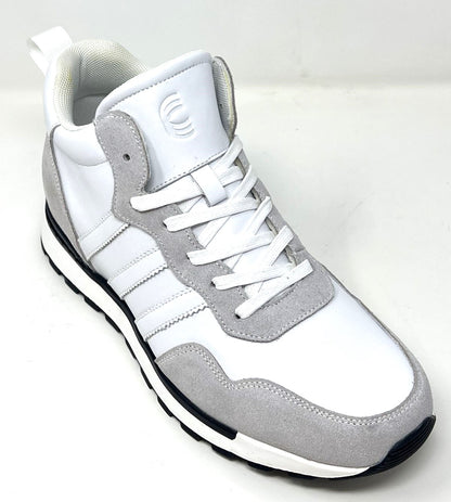 FSG0078 - 2.6 Inches Taller (White/Grey) - Size 9 Only
