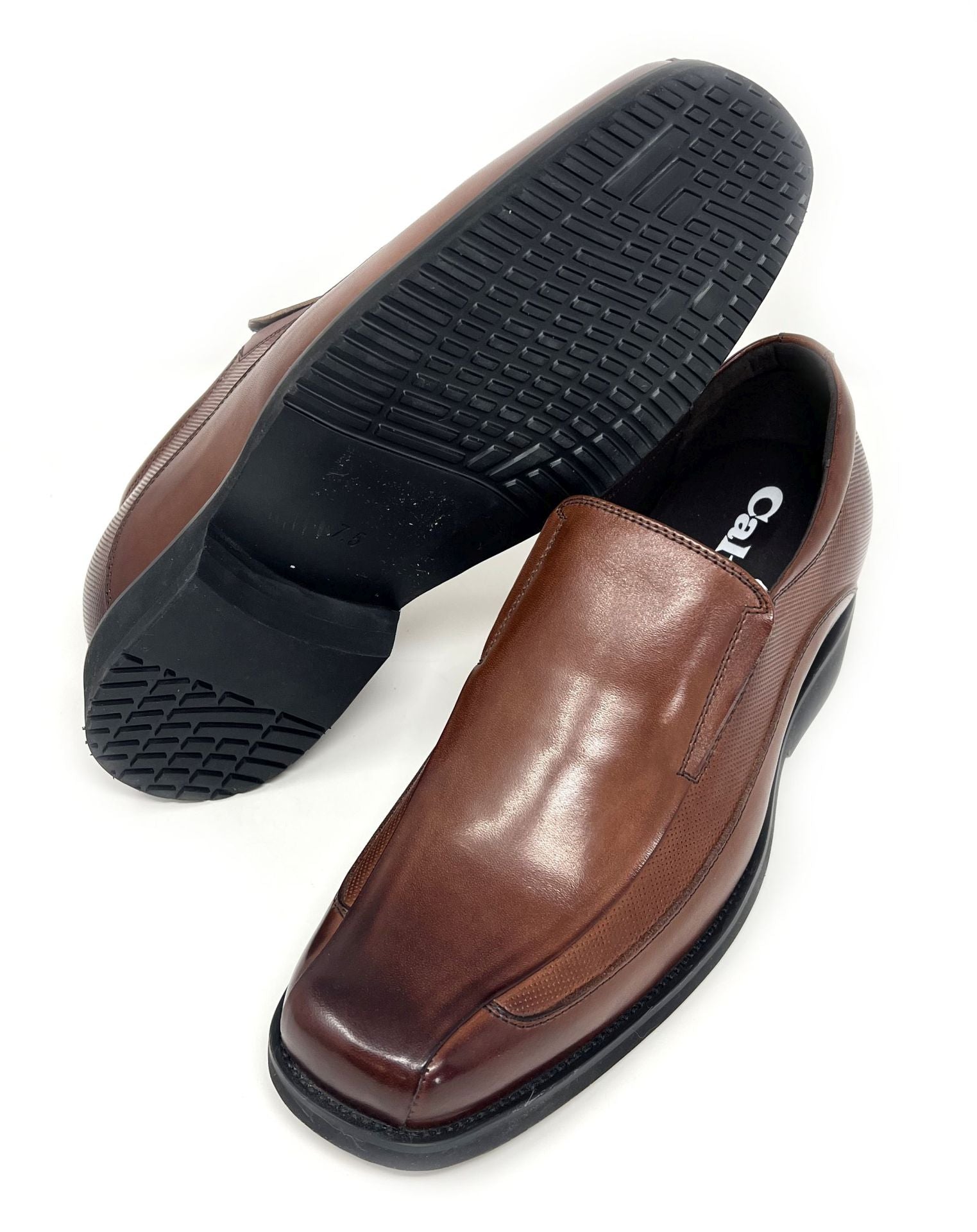 Elevator shoes height increase FSP0061 - 2.8 Inches Taller (Coffee) - Size 7.5 Only