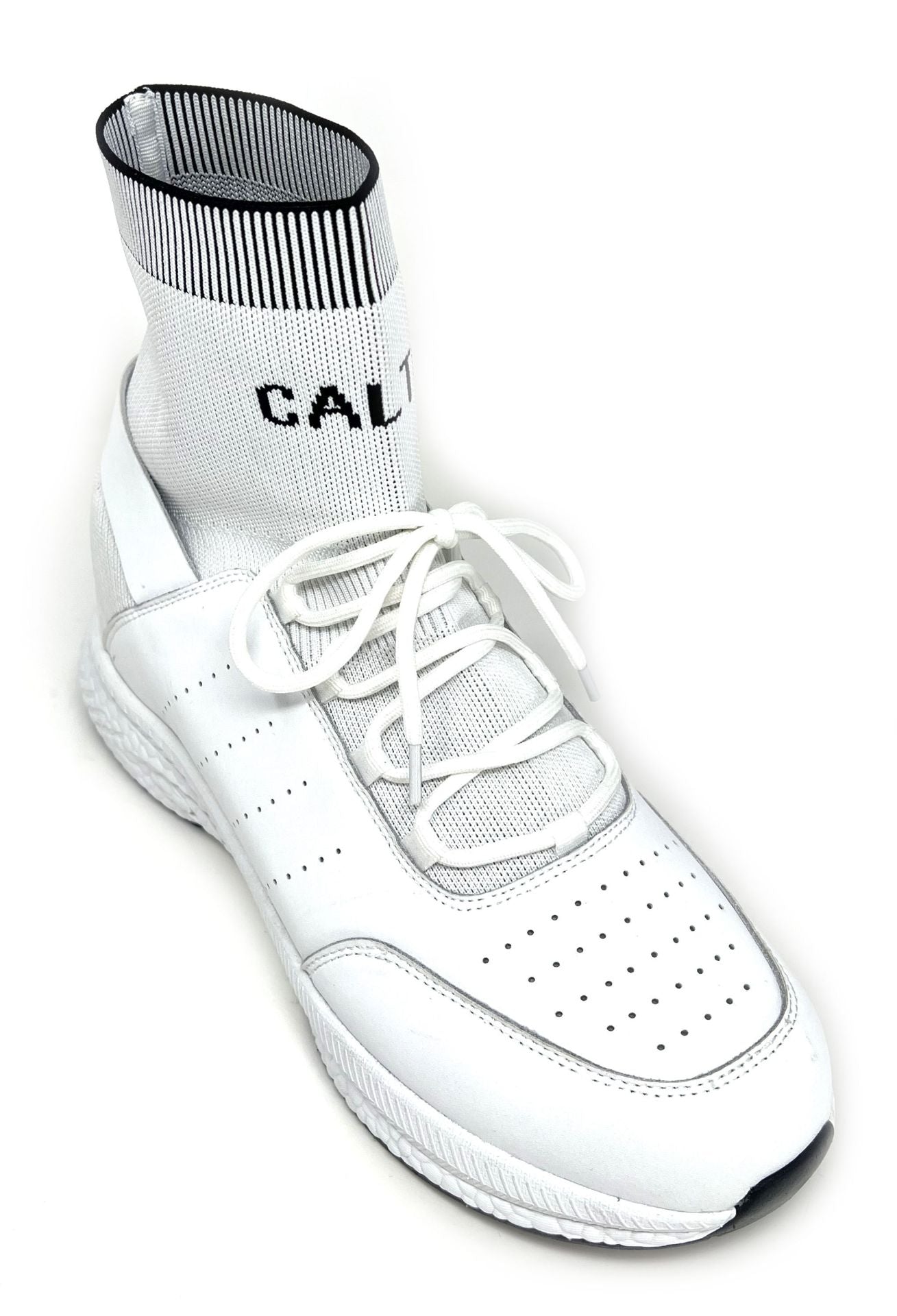 Elevator shoes height increase FSP0080 - 3 Inches Taller (White) - Size 9 Only