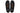 Elevator shoes height increase CALTO - J1932  - 2.6 Inches Taller (Black/White Sole) - Slip-On Snoafers