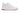 Elevator shoes height increase CALTO - Q272  - 2 Inches Taller (White & Gum Sole) -Elevated Leatherette Micro-Perforated Sneakers