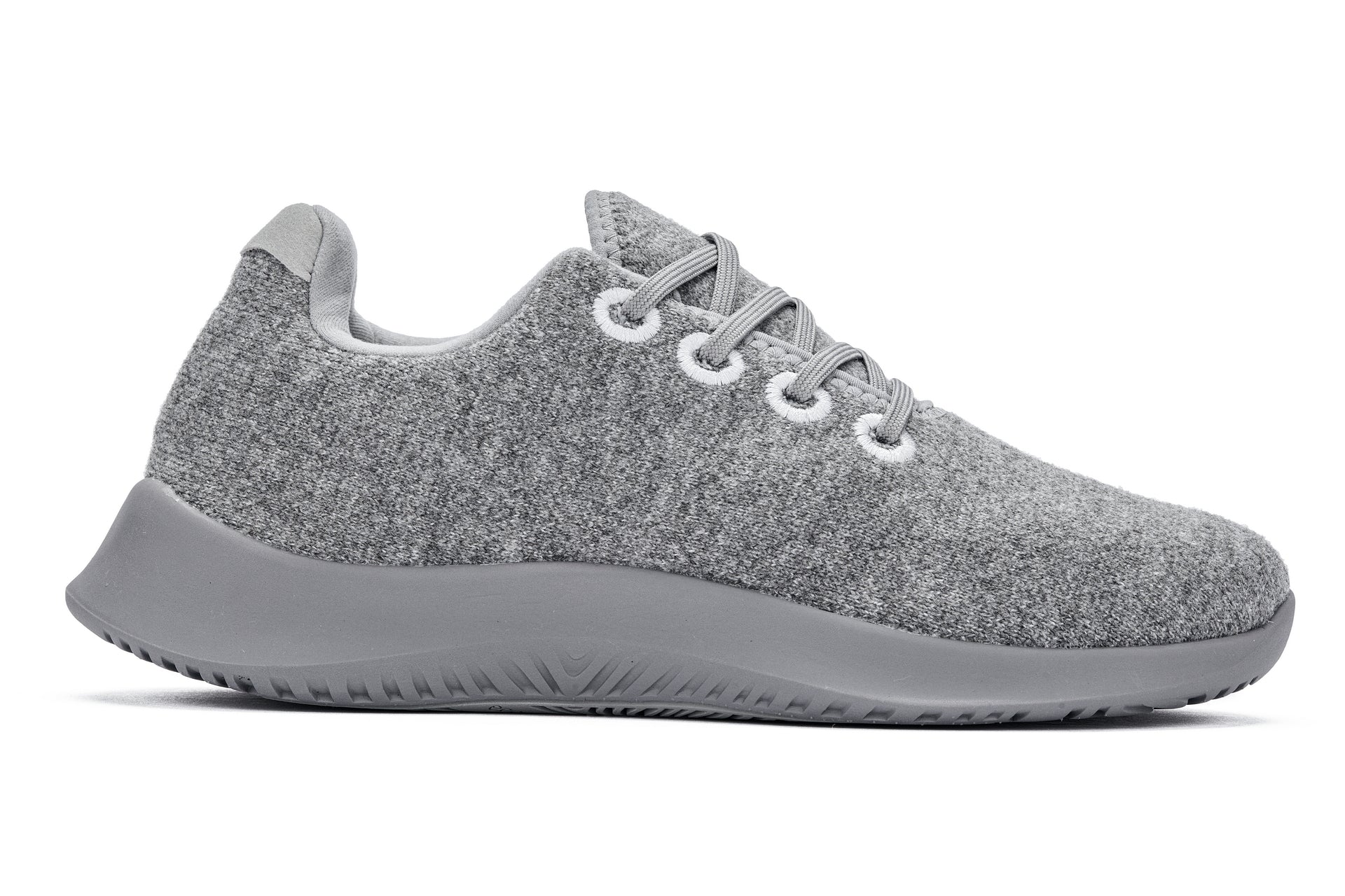 CALTO - Q501 - 2.4 Inches Taller (Heather Grey Merino Wool) - Ultra Lightweight Sneakers