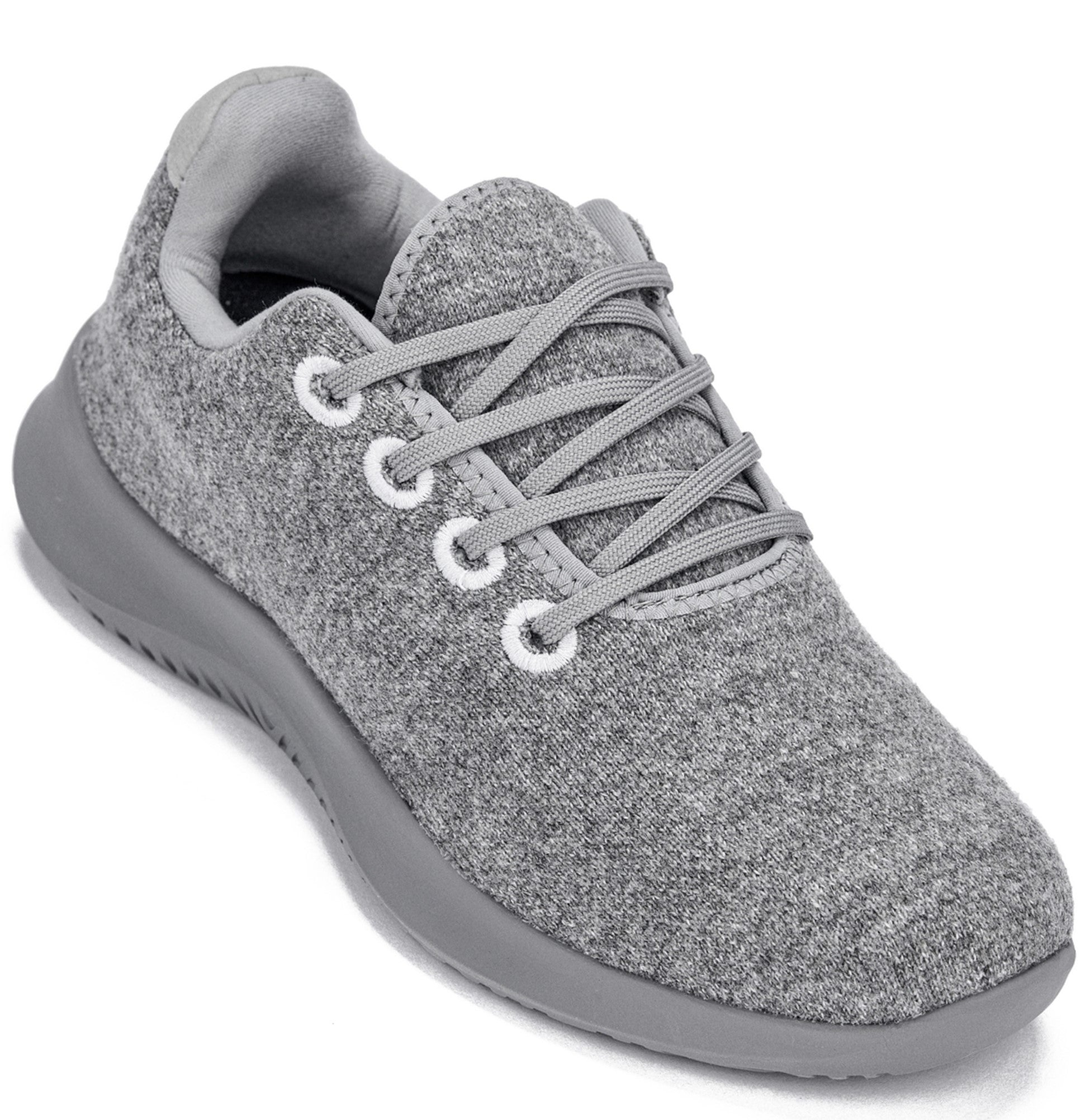 CALTO - Q501 - 2,4 inch groter (Heather Grey Merino Wool) - Ultralichte sneakers