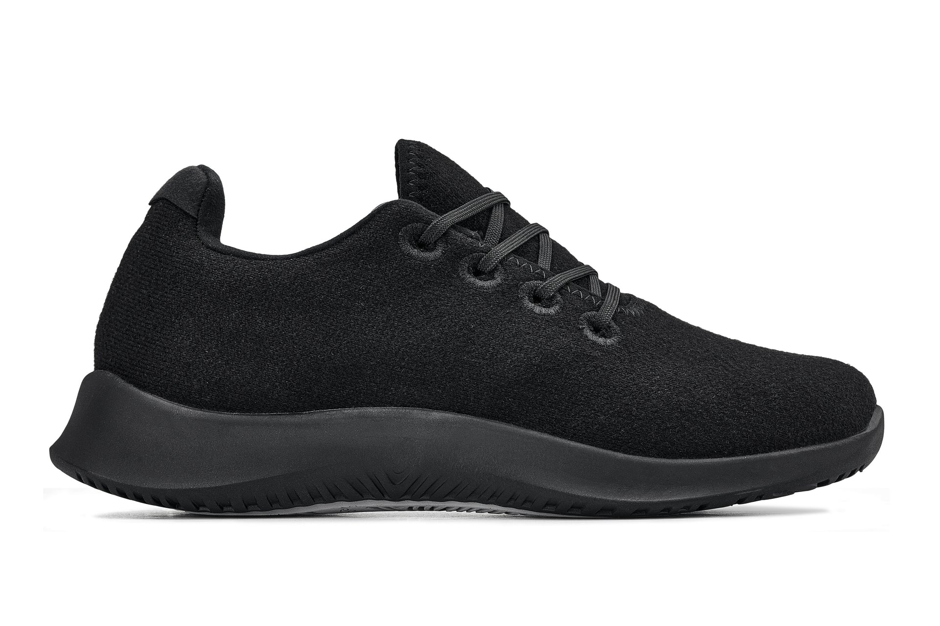 CALTO - Q502 - 2.4 Inches Taller (Noir Merino Wool) - Ultra Lightweight Sneakers