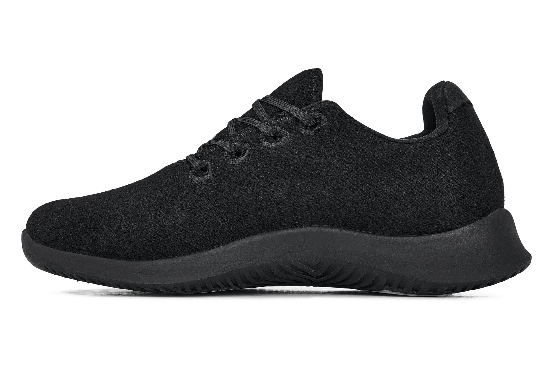 CALTO - Q502 - 2.4 Inches Taller (Noir Merino Wool) - Ultra Lightweight Sneakers