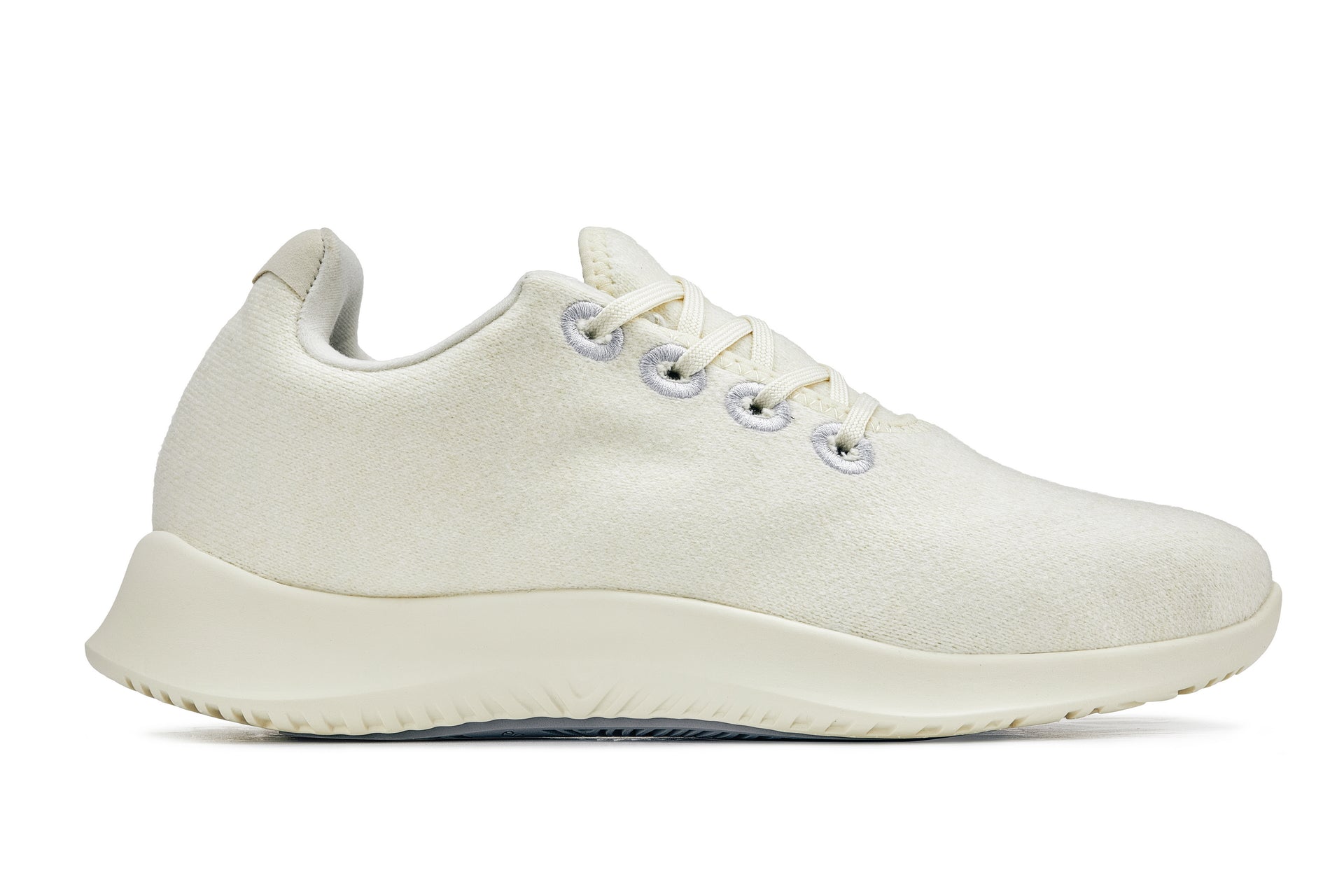 CALTO - Q504 - 2.4 Inches Taller (Cream Merino Wool) - Ultra Lightweight Sneakers