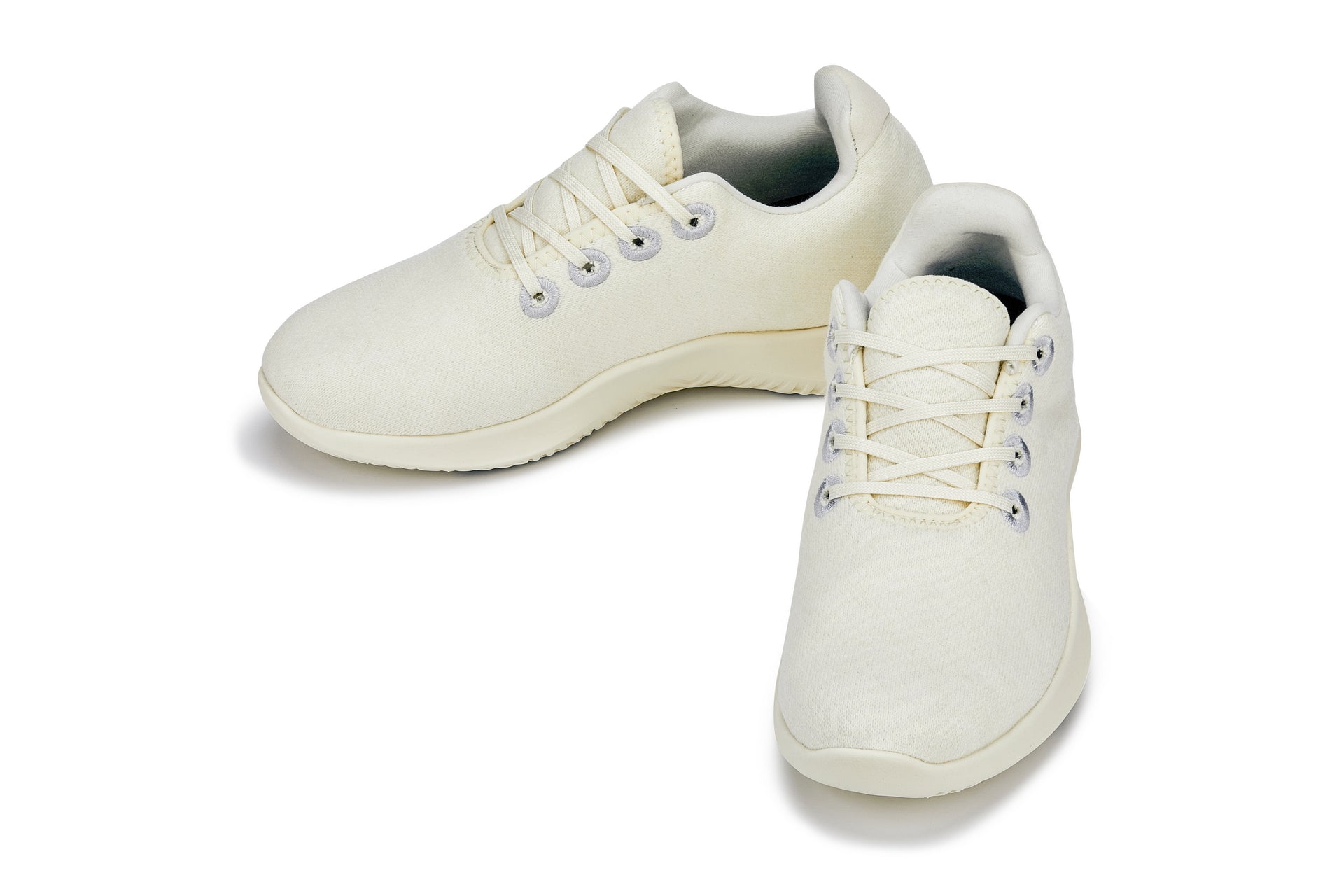 CALTO – Q504 – 2,4 Zoll größer (Creme) – Ultraleichte Sneaker