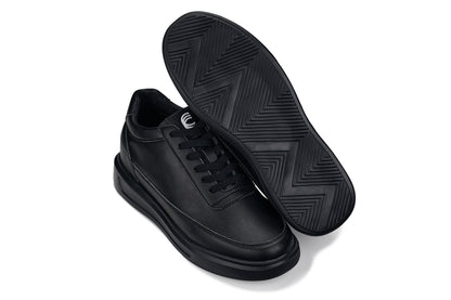 CALTO - X1646 - 2,8 Zoll größer (Schwarz) - Leichte Sneakers