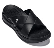 Elevator shoes height increase CALTO - X1652 - 2 Inches Taller (Black/Matte Black)