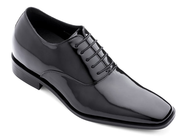 Toto Brown Leather/Suede 2.2 Inch Elevated Lift Dress Oxfords Shoes Men\'s 8. Amazon.com | TOTO Men main image 2