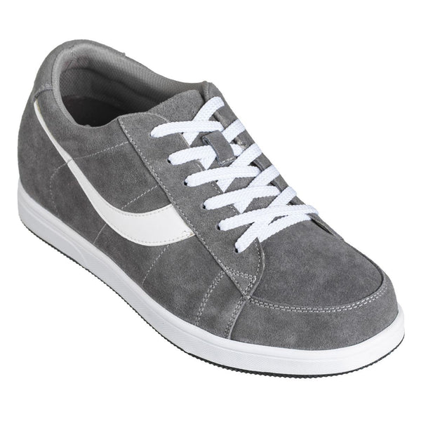 TOTO Grey Sneakers - 2.8 Inches - Casual & Comfortable