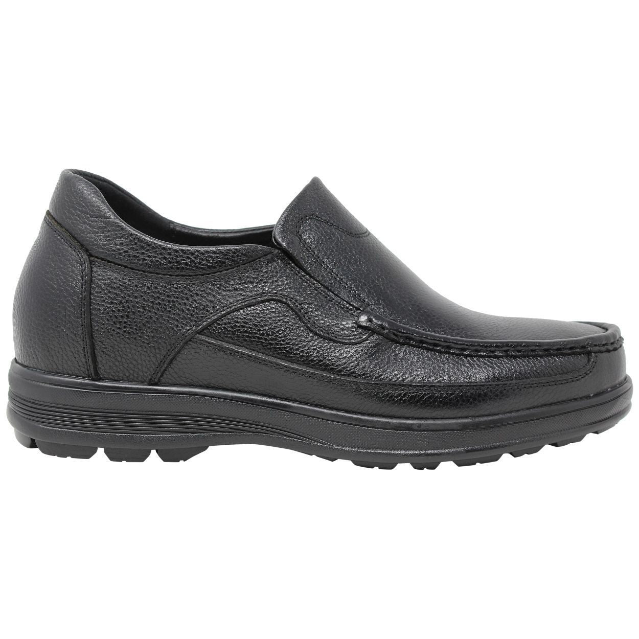 Elevator shoes height increase CALTO - G1825 - 3 Inches Taller (Black) - Lightweight