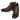 Elevator shoes height increase CALTO - S28002 - 2.8 Inches Taller (Dark Brown) - Lightweight - Zipper Boots