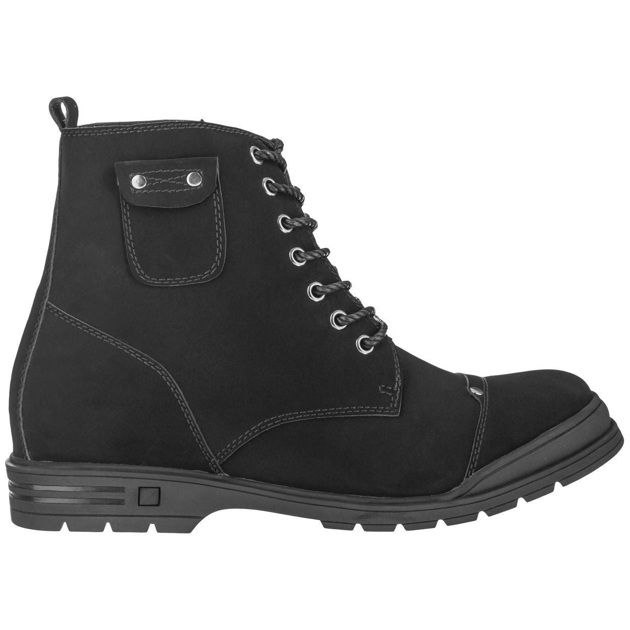 K18135 CALDEN 3.2-Inch Elevator Boots (Nubuck Black) – Tallmenshoes.com