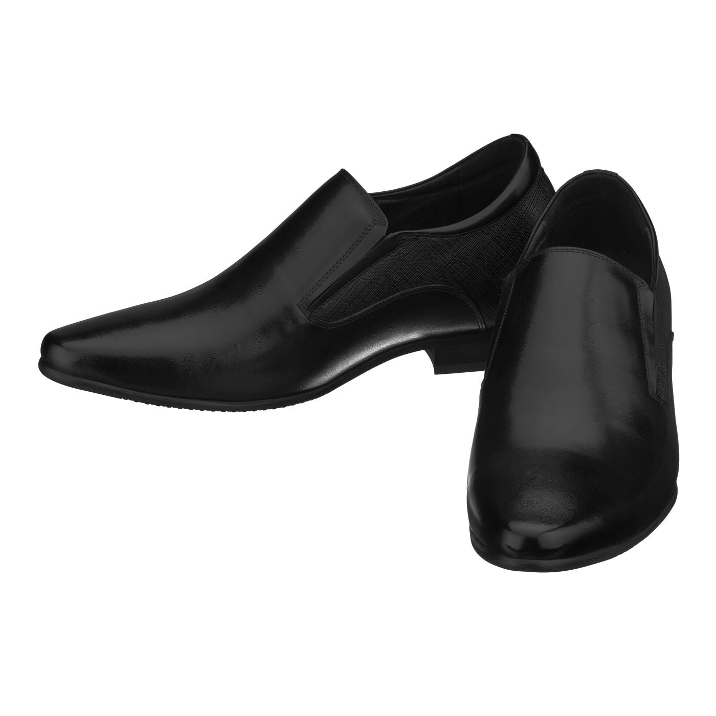 Elevator shoes height increase CALTO - Y5530 - 3 Inches Taller (Black) - Lightweight