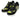 Elevator shoes height increase CALTO - H2244 - 3.2 Inches Taller (Camo Black/Yellow Canvas) - Lightweight