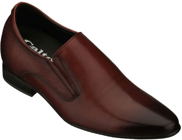 CALTO - Y5531 - 3 Inches Taller (Cordovan Dark Brown) - Lightweight Men\'s Sz 7.5 CALTO Y5531 3 main image 4