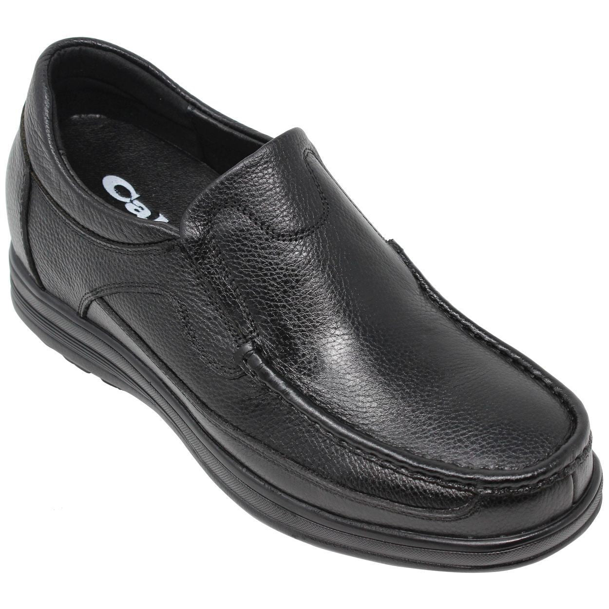 Elevator shoes height increase CALTO - G1825 - 3 Inches Taller (Black) - Lightweight